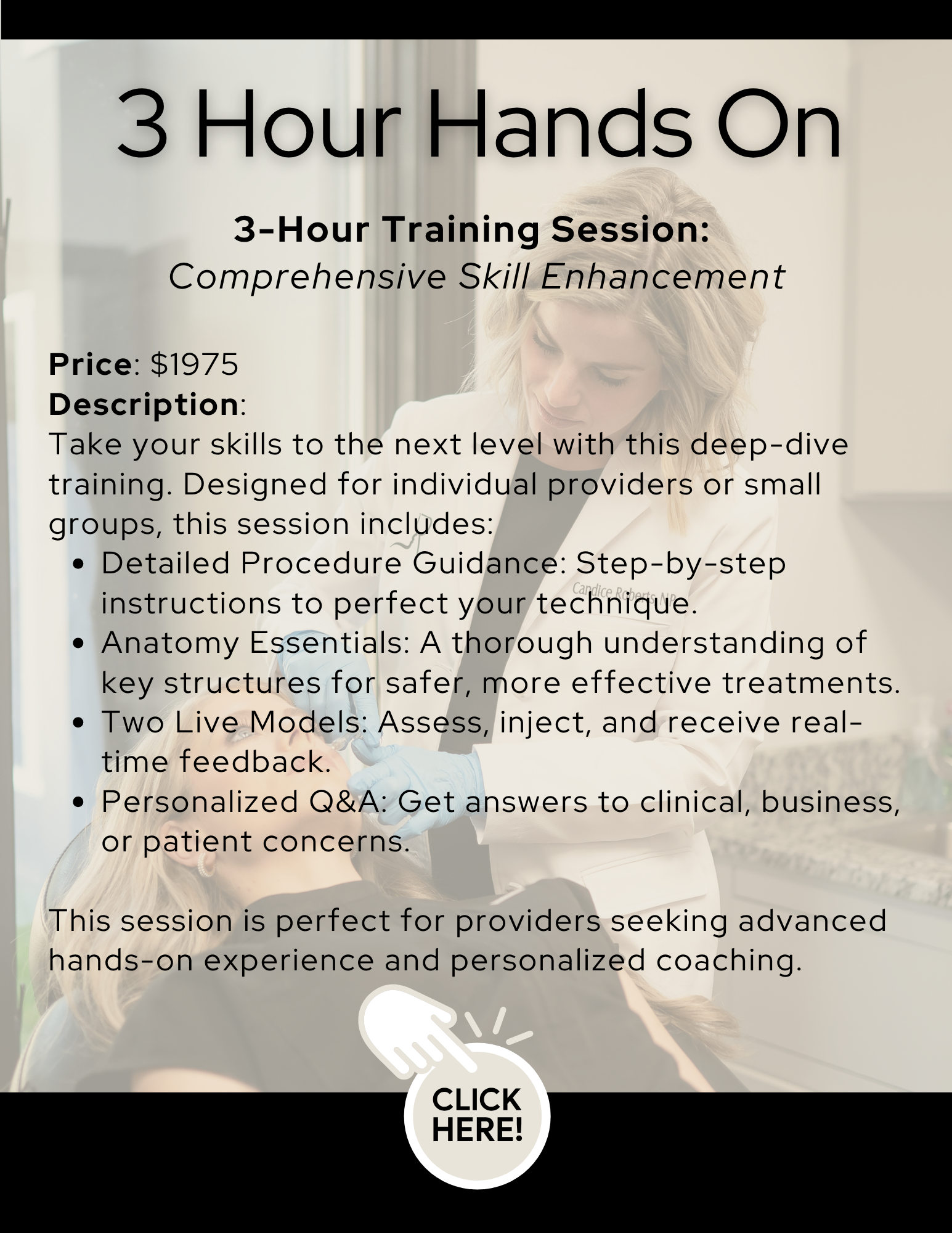 3 Hours Hands On Training