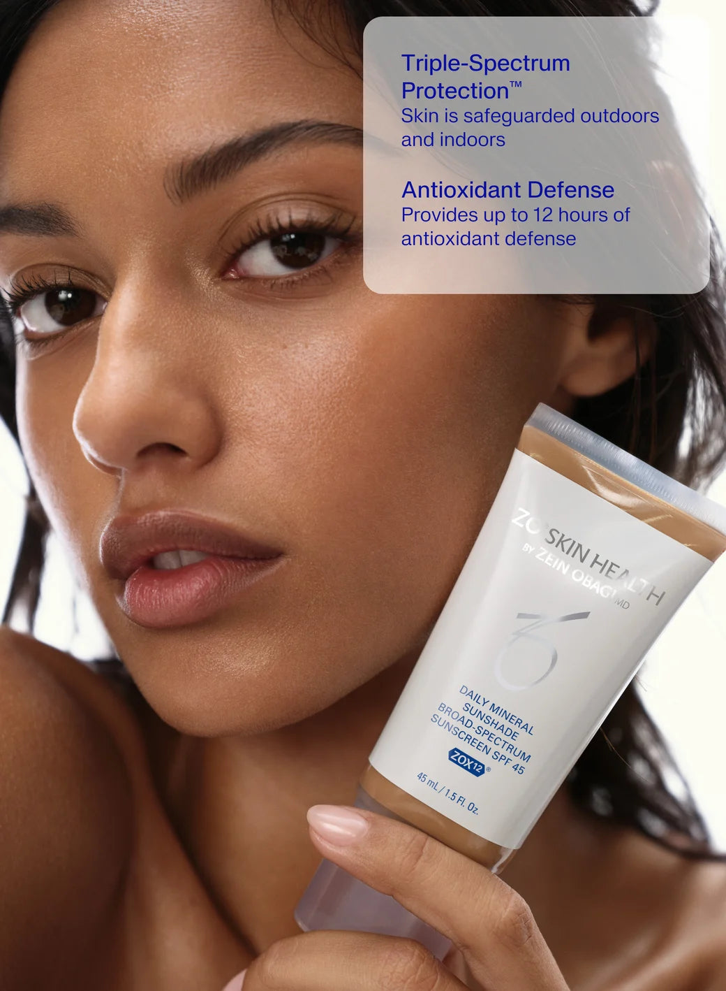 NEW ZO Daily Mineral Sunshade Broad-Spectrum SPF 45